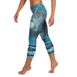 Owl Spirit Capri Leggings